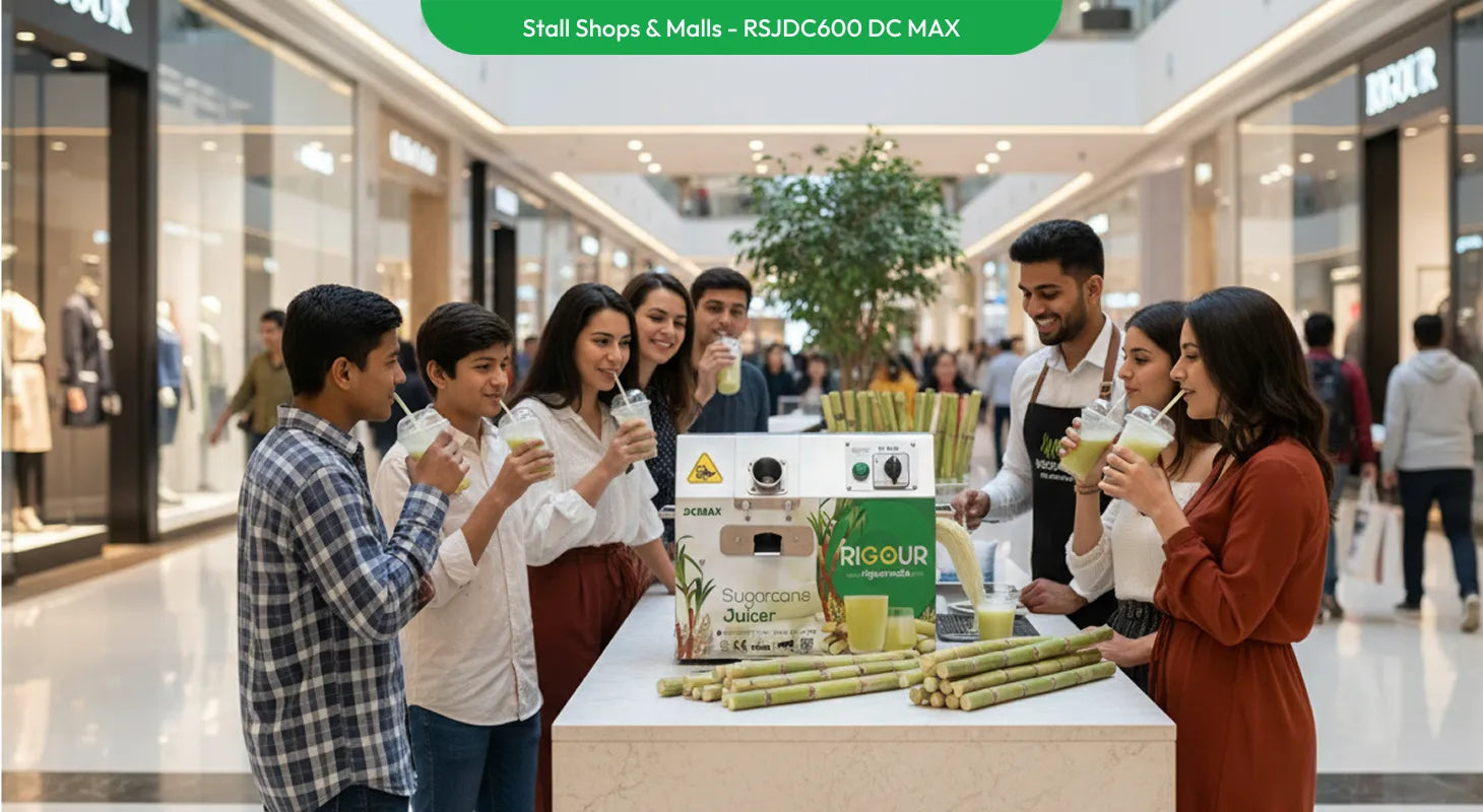 DC MAX sugarcane juice machine for stall shops and malls